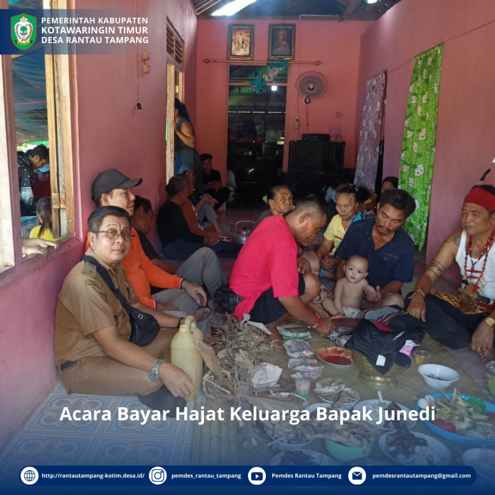 ACARA BAYAR HAJAT KELUARGA BAPAK JUNEDI